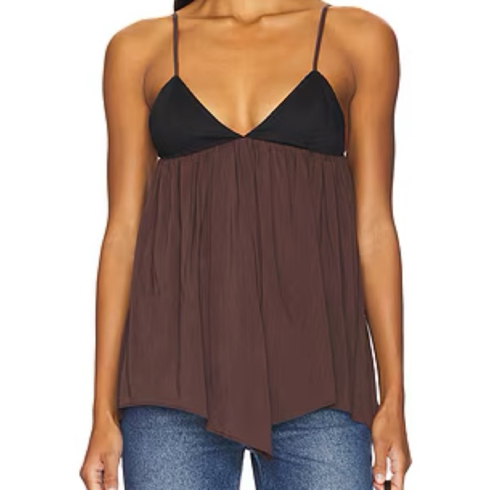 WeWoreWhat Flowy Triangle Cami Top